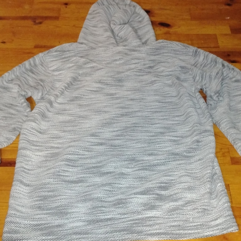 Gray Patterned Alien Hoodie Medium - image 5